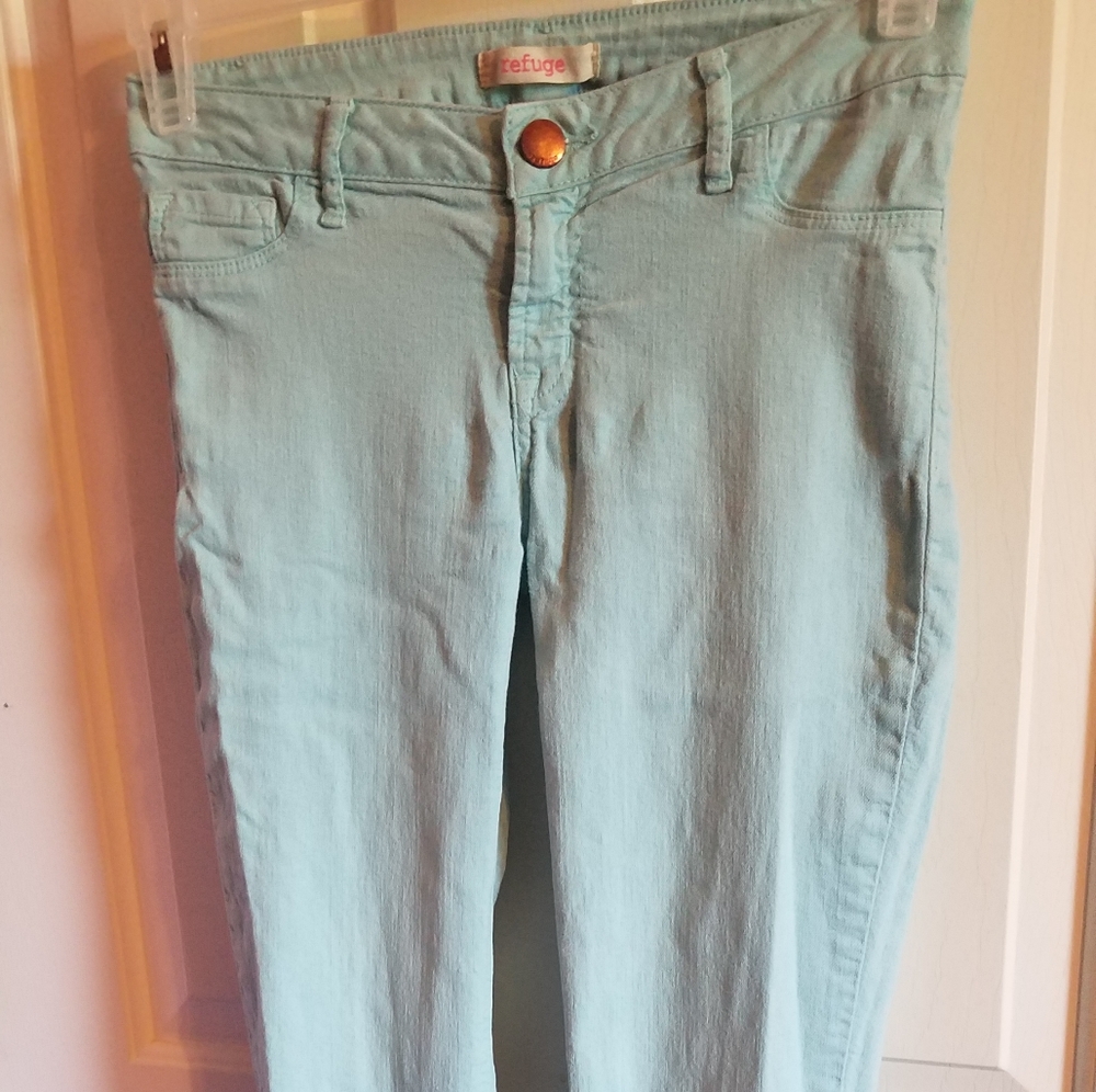 Light blue skinny jeans